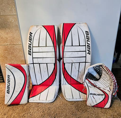 34" Custom Digi Print Bauer Hyperlite 2 Goalie Full Set Pro Stock (Used)