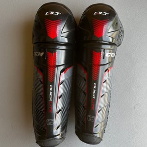 Senior CCM Pro Stock QuickLite 16" Shin Pads (New) HTX3389