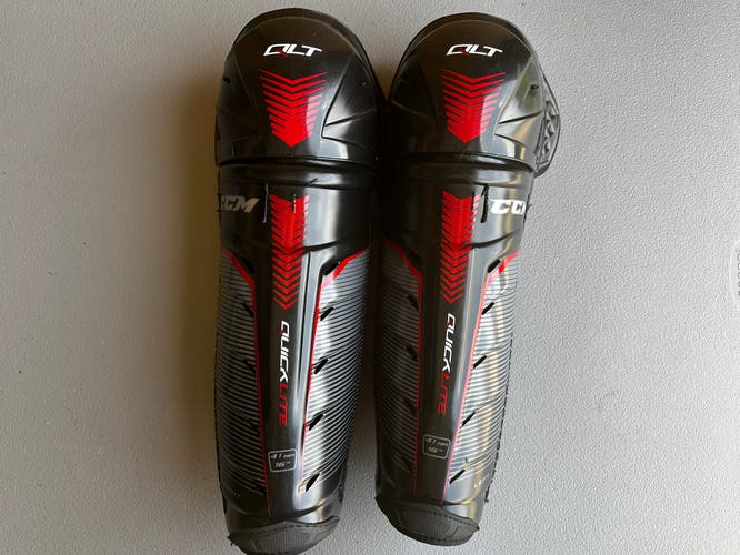 Senior CCM Pro Stock QuickLite 16" Shin Pads (New) HTX3389