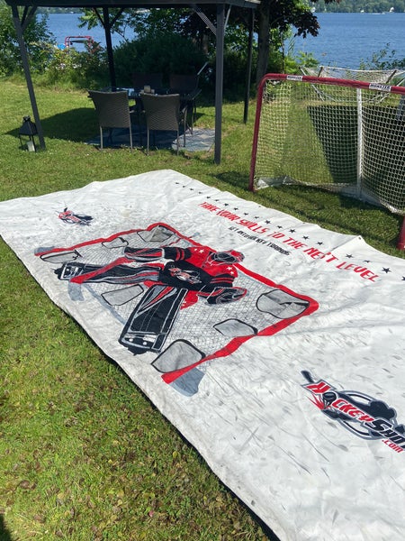 Hockey shot shooting tarp