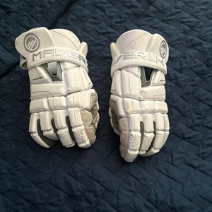 1 Game used Maverick Lacrosse Gloves