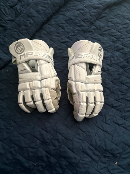 1 Game used Maverick Lacrosse Gloves