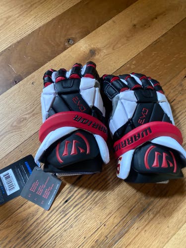 Warrior Evo Lacrosse Gloves Large (New)