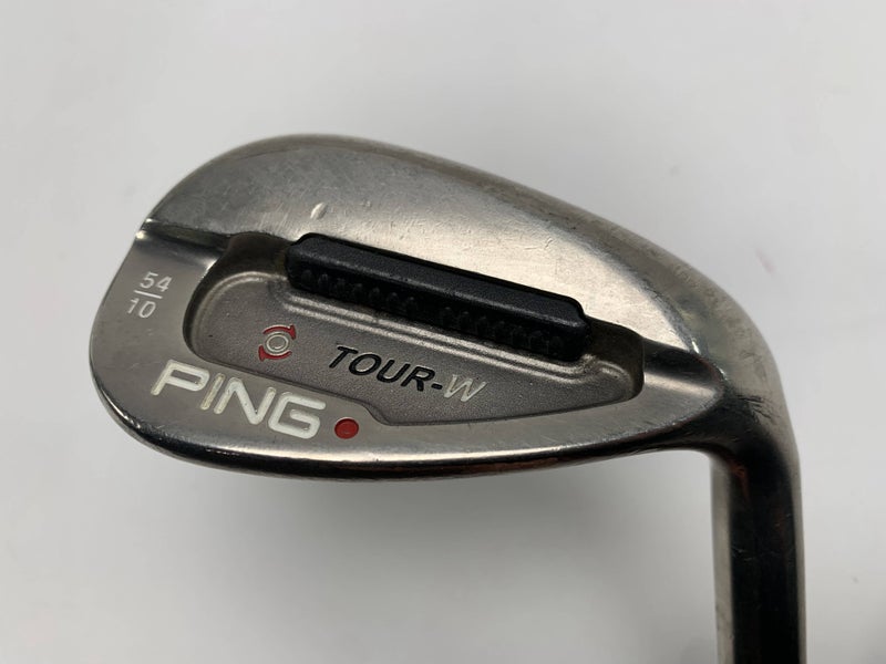 Ping Tour-W Brushed Silver Sand Wedge SW 54* 10 Red Dot AWT Wedge Steel Mens RH