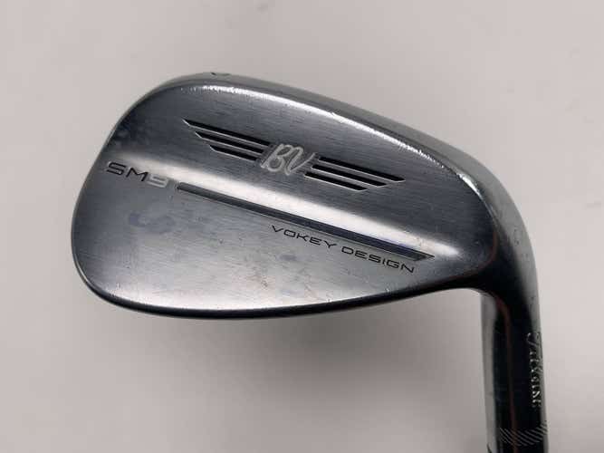 Titleist Vokey SM9 Tour Chrome Gap Wedge GW 52* 8 F-Grind Wedge Steel Mens RH