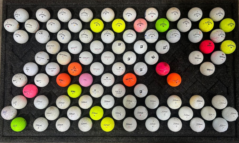 100% Balls 96 Pack (8 Dozen) (Used)