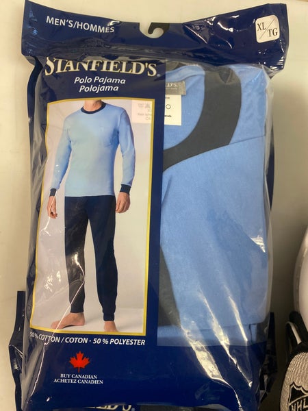 Stanfield's Polo Pajama Base Layer Top and Bottoms Gretzky / Lemiux Style