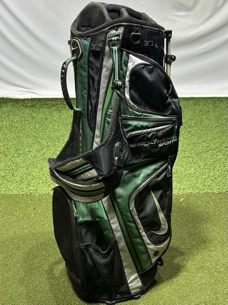 Nike Xtreme Sport Golf Stand Bag 8-Way Divider Lightweight Green