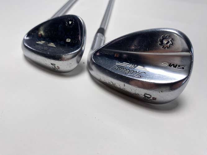 Titleist Vokey SM6 Tour Chrome Wedge Set 54* 10 | 60* 10 Wedge Steel Mens RH