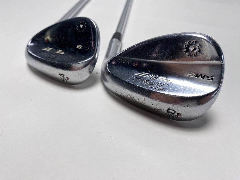 Titleist Vokey SM6 Tour Chrome Wedge Set 54* 10 | 60* 10 Wedge Steel Mens RH