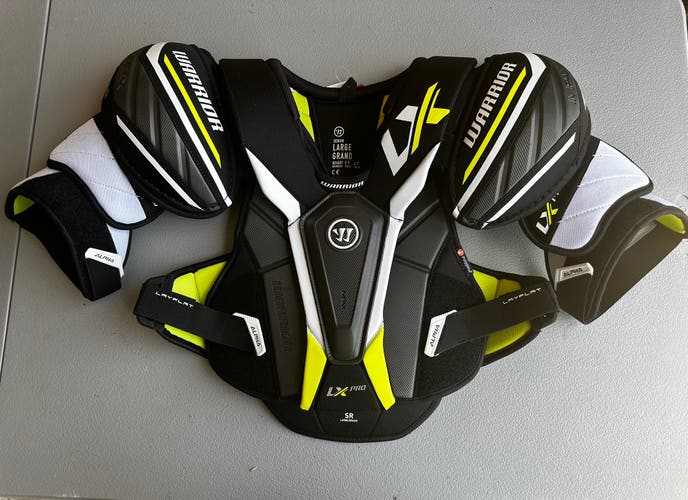 Senior Large Warrior ALPHA LX PRO Shoulder Pads (New) HTX 33902
