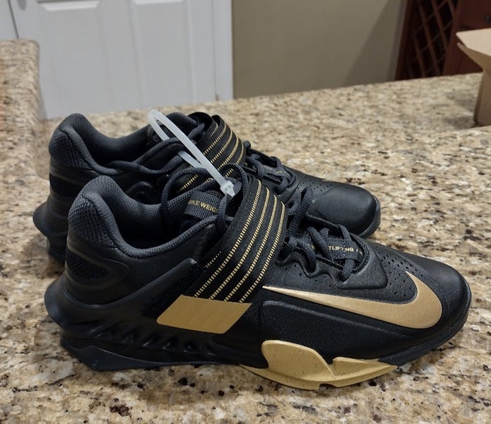 Nike Savaleos Weightlifting Shoes (New) Black Men's Size 9.0 (W 10.0)