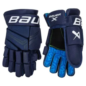 New Bauer X Senior Navy Gloves 13"