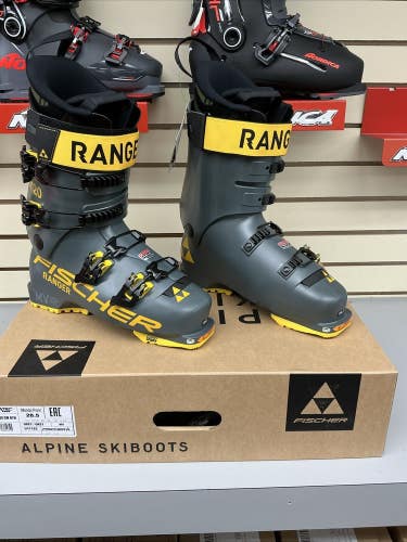 FISCHER Ranger HV 120 DYN Granite/Granite Alpine Ski Boots 2024 28.5 NEW