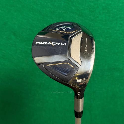 Callaway Paradym 24 Fairway 9 Wood Aldila Ascent 50-A Graphite Seniors w/HC