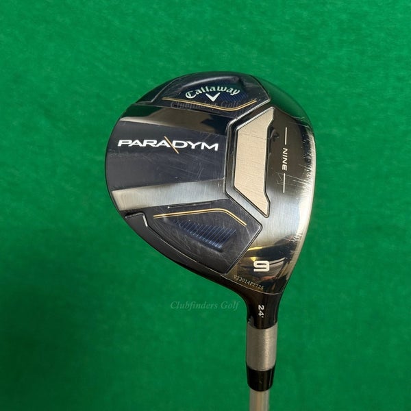 Callaway Paradym 24 Fairway 9 Wood Aldila Ascent 50-A Graphite Seniors w/HC