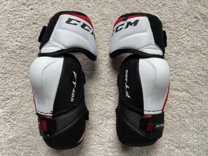 CCM JetSpeed FT485 Elbow Pads - Senior Small - FREE SHIPPING (Used)