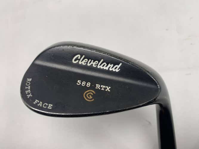 Cleveland 588 RTX 2.0 Black Satin Lob Wedge 60* 12 True Temper DGWedge Mens RH