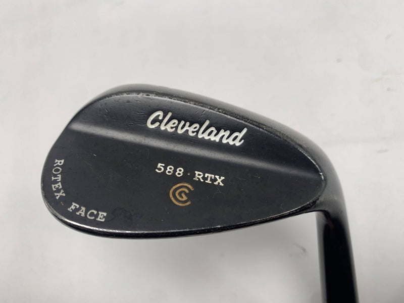 Cleveland 588 RTX 2.0 Black Satin Lob Wedge 60* 12 True Temper DGWedge Mens RH