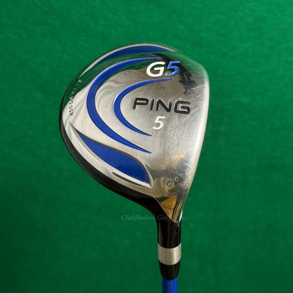 Ping G5 18 Fairway 5 Wood Grafalloy ProLaunch Blue 75R Graphite Regular w/HC