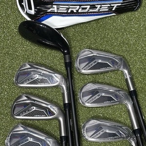 Cobra Aerojet Combo Iron Set 5H, 6-GW Graphite KBS PGI Regular Flex NEW!
