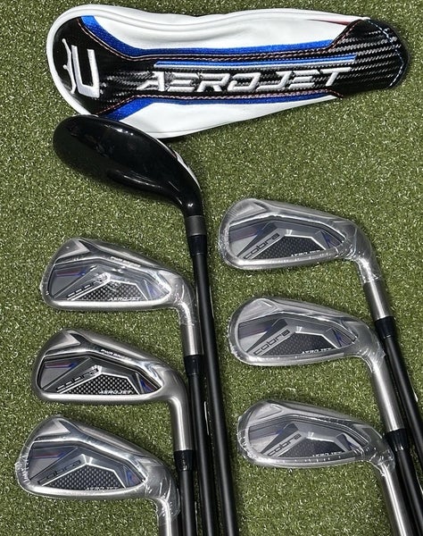 Cobra Aerojet Combo Iron Set 5H, 6-GW Graphite KBS PGI Regular Flex NEW!