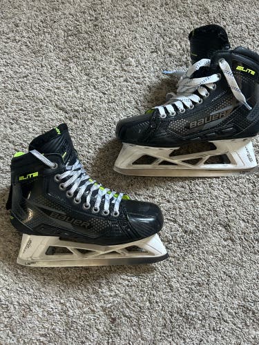 2024 Bauer Elite Hockey Goalie Skates Regular Width 6.5 (Used)