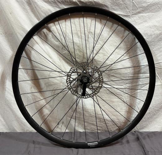 Alexrims Black Dragon 32-Spoke Black Aluminum Disc 700C Front Wheel Marin Hub