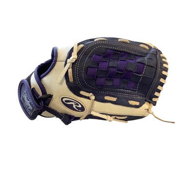 Used Rawlings FAST PITCH BB/SB Glove RH Throw Purple 11 1/2" 11479-S000398712