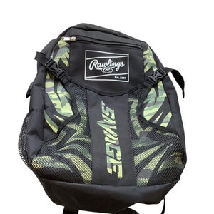Used Rawlings SAVAGE BB/SB Player Backpack Black 11479-S000398705