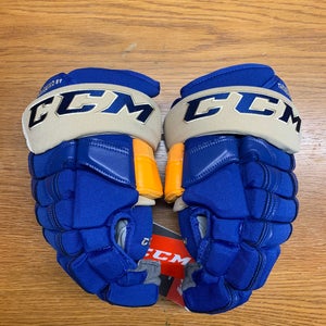 CCM HG90PR Pro Stock Hockey Gloves 14" St Louis Blues Heritage/Winter Classic Tarasenko