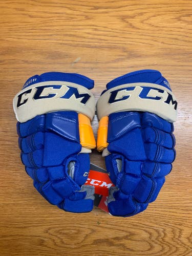 CCM HG90PR Pro Stock Hockey Gloves 14" St Louis Blues Heritage/Winter Classic Tarasenko