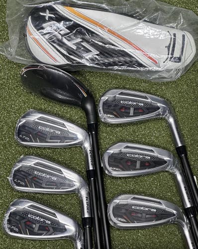 Cobra LTDx Combo Iron Set 5H, 6-GW Graphite KBS PGI Regular Flex NEW!