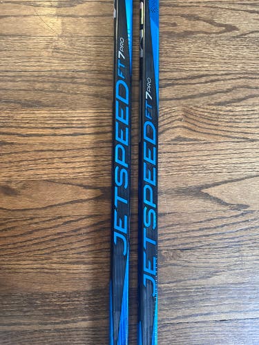 2 Pack Senior CCM Jetspeed FT7 Pro Left Hand Hockey Stick P28 (New)