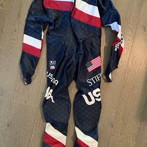 Men's Kappa U.S. Ski Team Padded Large Ski Suit (Used) FIS Legal
