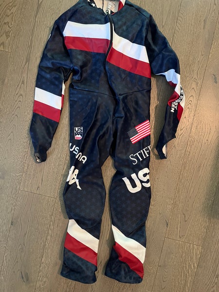 Men's Kappa U.S. Ski Team Padded Large Ski Suit (Used) FIS Legal