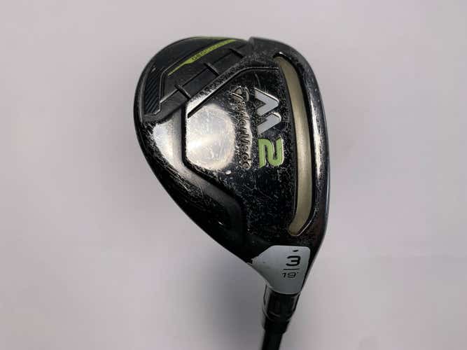 TaylorMade M2 2017 3 Hybrid 19* REAX 75g Stiff Graphite Mens RH
