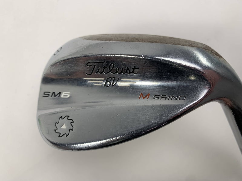 Titleist Vokey SM6 Tour Chrome Lob Wedge LW 58* 8 Bounce M-Grind RH