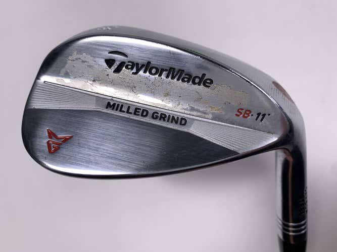TaylorMade Milled Grind Satin Chrome Lob Wedge 58*11 DG S400 Tour Issue Stiff RH