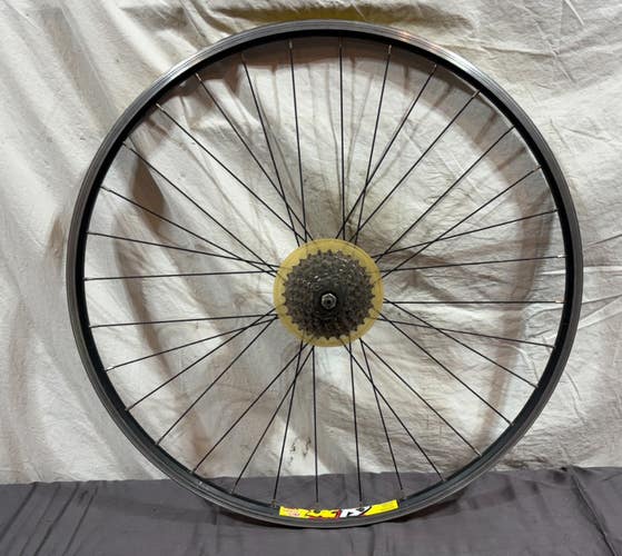 Weinmann ZAC 19 7-Speed 32-Spoke Black Aluminum 700C Hybrid Bike Rear Wheel