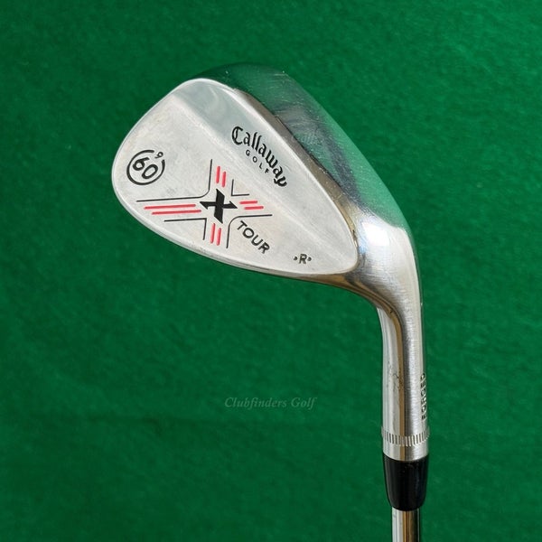 Callaway X Tour Forged Chrome 60-9 60 Lob Wedge Factory Steel Wedge Flex