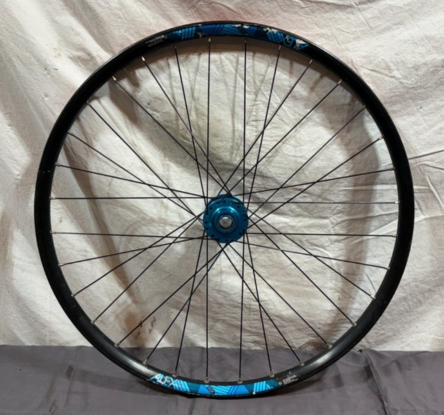 Alexrims FR30 32-Spoke Black Aluminum Disc Brake Thru Axle 26