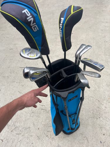 Junior Ping Right Handed Clubs (Full Set) (Used)