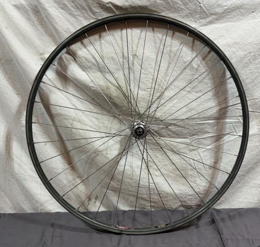 Vintage Trek Matrix Titan II 32-Spoke Gray Aluminum 700C Front Wheel Sealed Hub