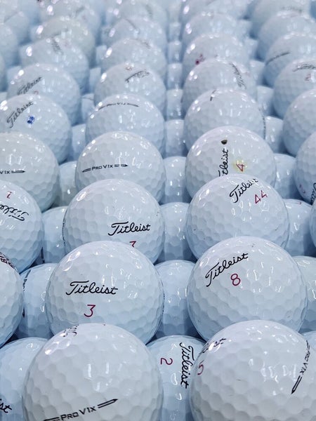 4 Dozen Near Mint AAAA Titleist Pro V1x 2023 Used Golf Balls w/Mesh Bag