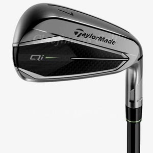NEW TaylorMade Qi Gunmetal Edition 2025 5-AW Iron Set Recoil Dart F3 75 Regular