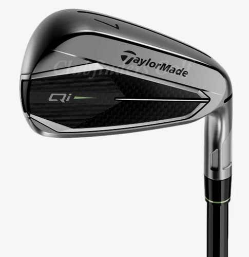NEW TaylorMade Qi Gunmetal Edition 2025 5-AW Iron Set Recoil Dart F3 75 Regular