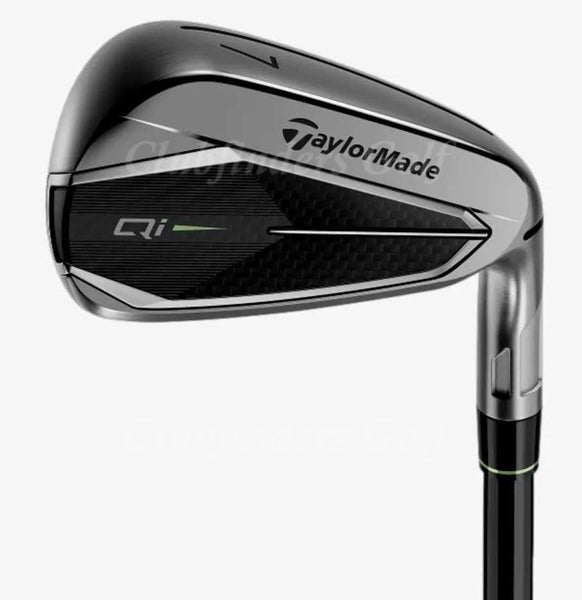 NEW TaylorMade Qi Gunmetal Edition 2025 5-AW Iron Set Recoil Dart F3 75 Regular