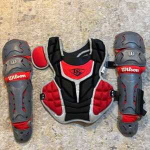 Youth Louisville Slugger + Wilson Catcher's Set