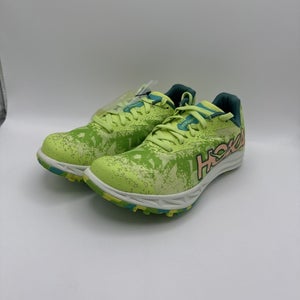 Hoka One One Crescendo XC Womens US 5.5  Lettuce Electric Lime Spikes Cleats